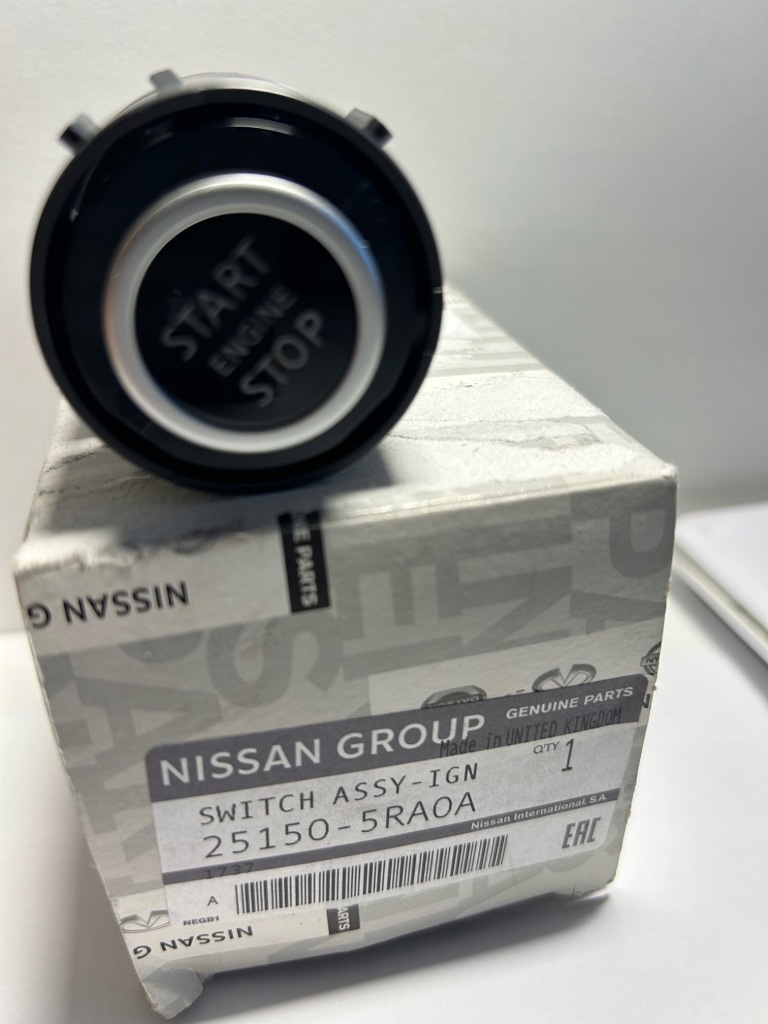 фото №1, Старт-стоп nissan оригинальный номер micra k14 25150-5ra0a