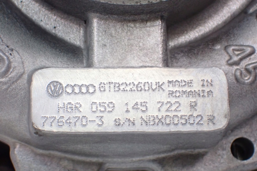 фото №14, Турбонагнетатель 3.0 tdi audi q7 4l 059145722r g20