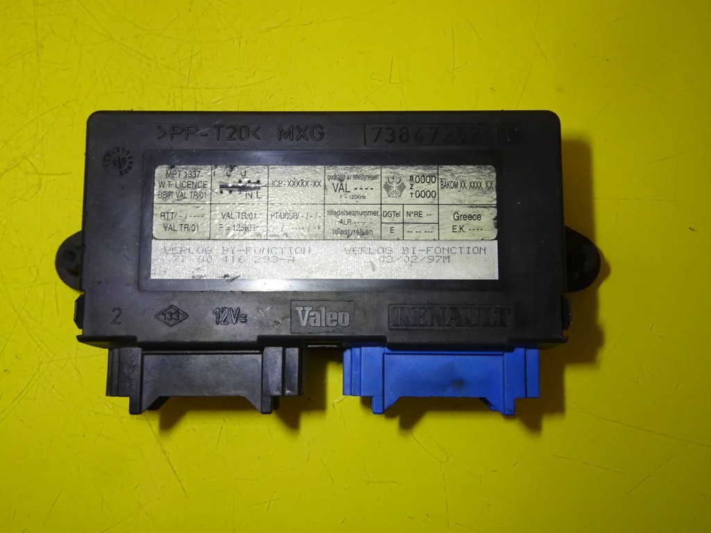 фото №1, Модуль блок керування комфорту renault espace iv 7700416293a nr260