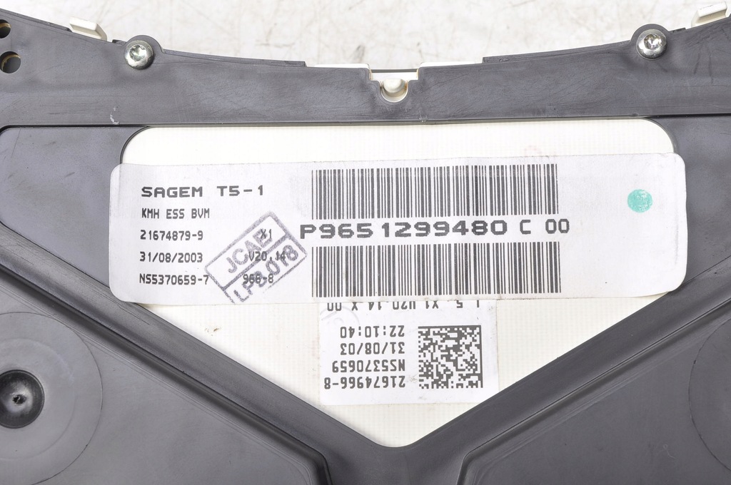 фото №6, Peugeot 307 лічильник прилади 9651299480 europa