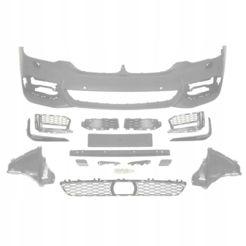 фото №1, Бампер bmw 5 09.16- білий