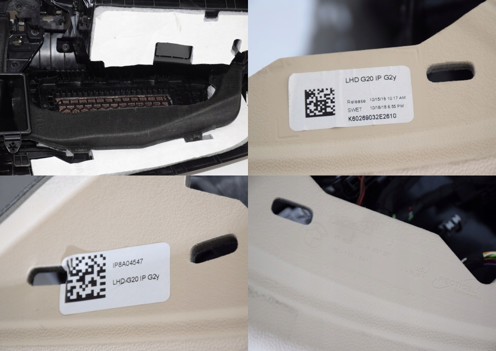 фото №16, Bmw g20 g21 g22 g26 панель приладів приладова панель  панель приладів оригінал canberrabeige