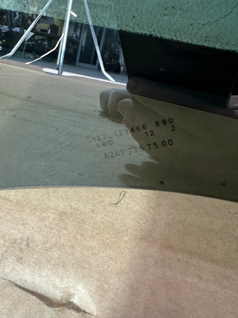 фото №6, Стекло левый задняя, левая задняя mercedes w243, h243, w247, h247 gla, eqa тонированная