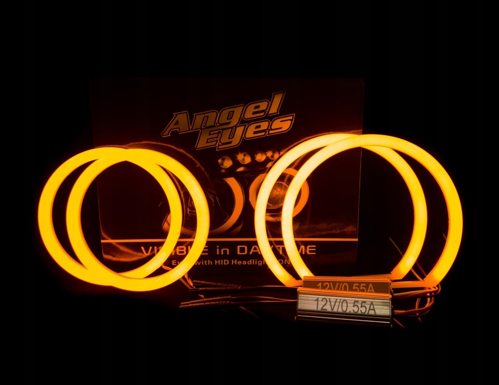 фото №12, 2w1 кольца led ford focus ii 2 mk2 2x106mm +2x126mm