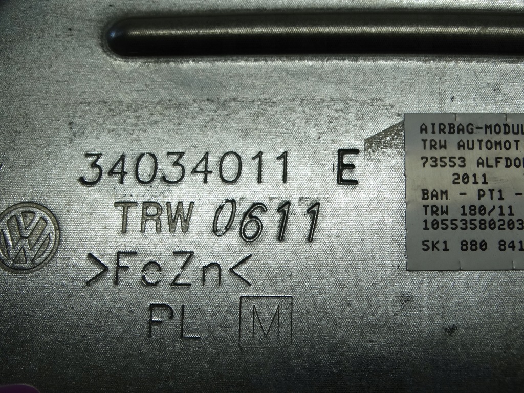 фото №5, Набор подушки безопасности ремни подушка безопасности volkswagen golf vi