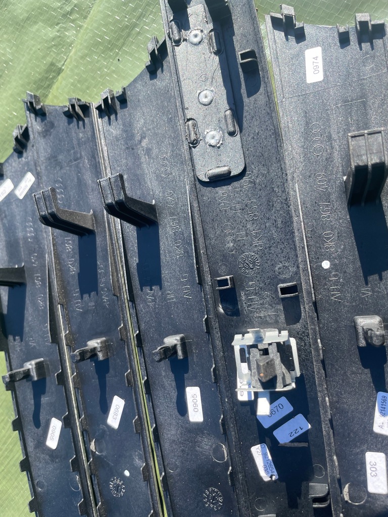 фото №10, Audi a4 b8 8k накладки декоры дверь рамка туннель шлифованный łuska quattro