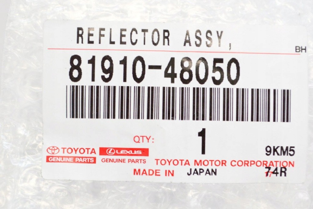 фото №6, Lexus rx al20 задній бампер правий відбивач 8191048050 новий оригінальний 81910