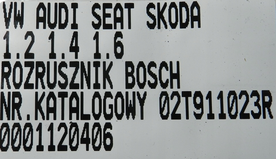 Купити Стартер audi vw seat skoda 02t911023 0001120406