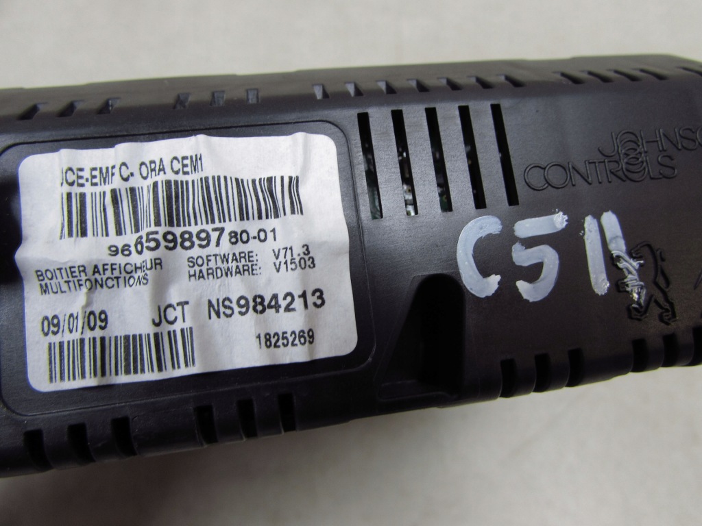 фото №8, Peugeot 308 07-13 дисплей часы 9665989780