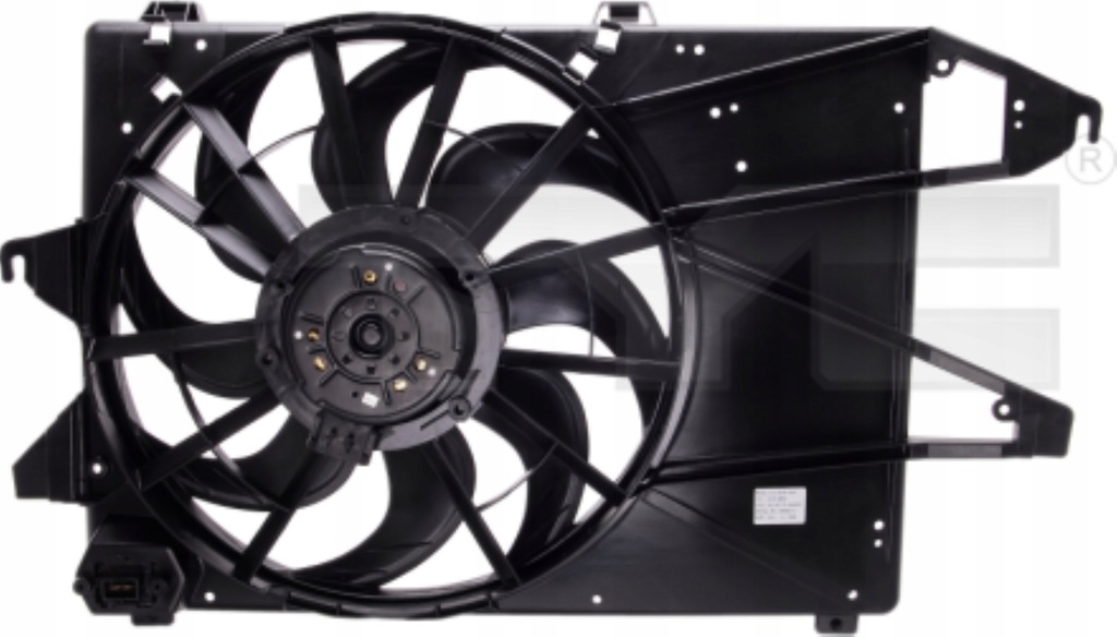 фото №12, Tyc вентилятор радіатора mondeo 1.8-2.0 16v -03