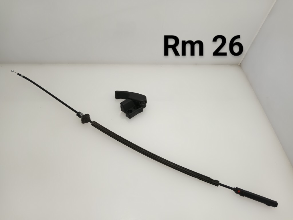 фото №1, Audi a3 8p ручка кронштейн відкривання капот + трос капот 8p0823535c оригінал