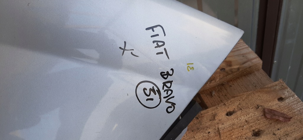 фото №11, Крыло правый перед fiat bravo ii лак 336/b