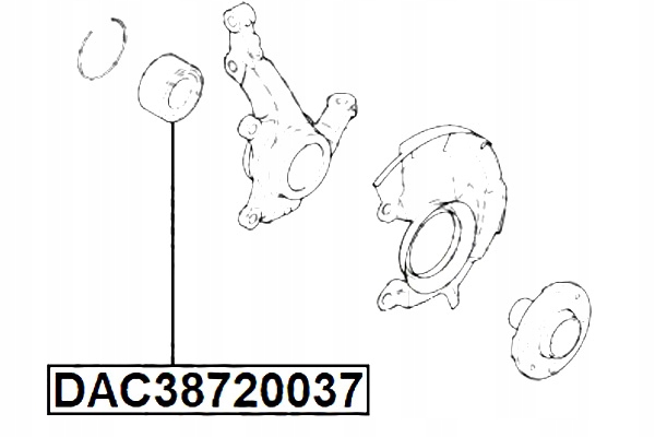 фото №3, Подшипник ступица передние febest