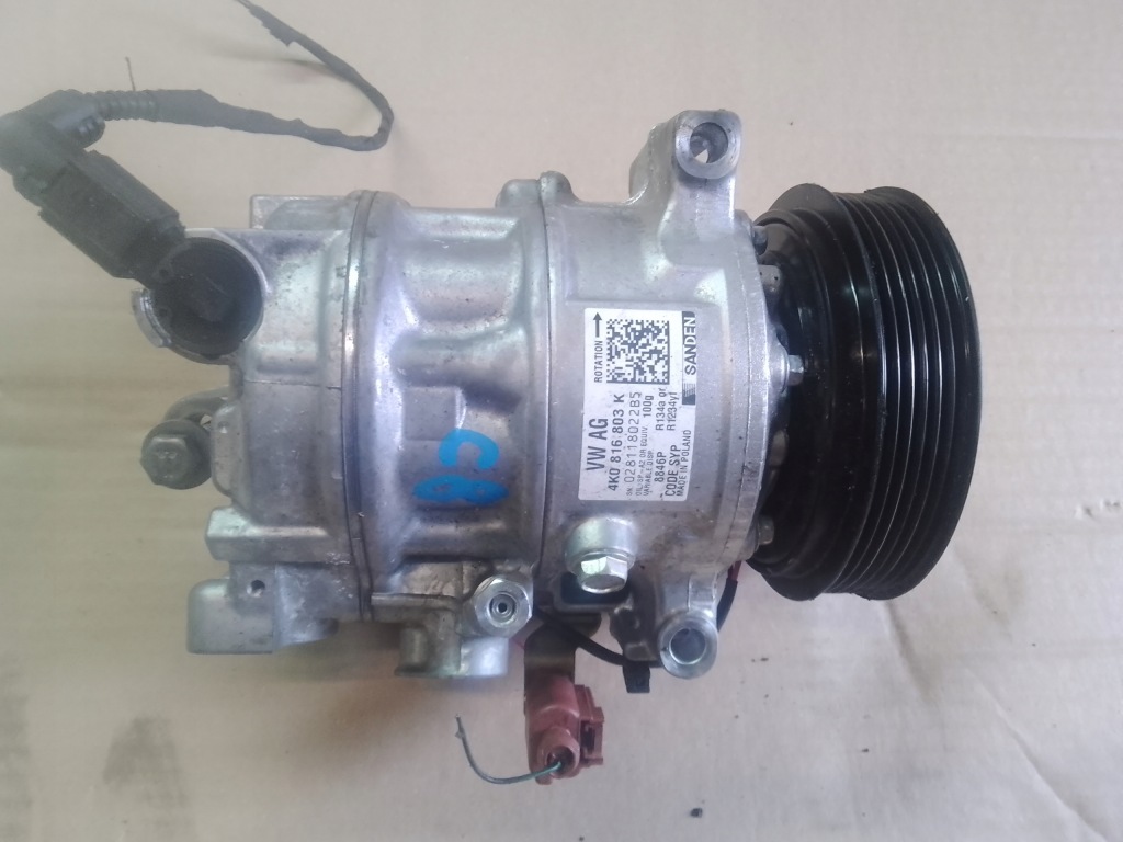 фото №1, Audi a6 c8 компрессор кондиционера 4k0816803k