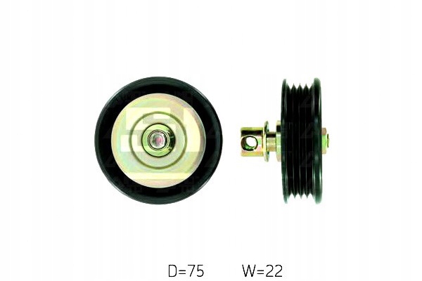 фото №2, Ролик направляющая ремень toyota hiace iv land cruise