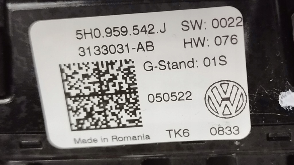 фото №13, K87 vw golf viii 8 повітропровід пелюстки перемикання 5h0959542j