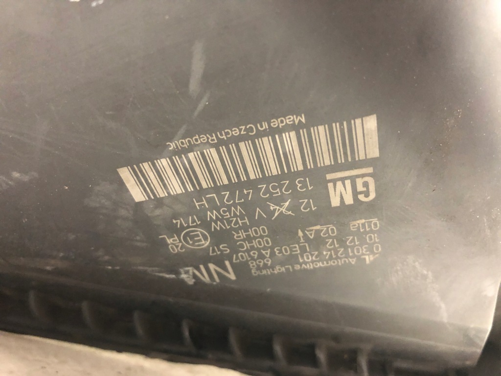 фото №8, Лампа ліва передня opel zafira b ii перед 05-08