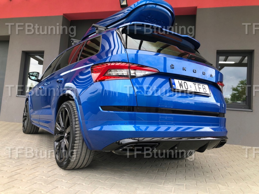 фото №10, Спойлер дифузор накладка skoda kodiaq tfb тюнінг