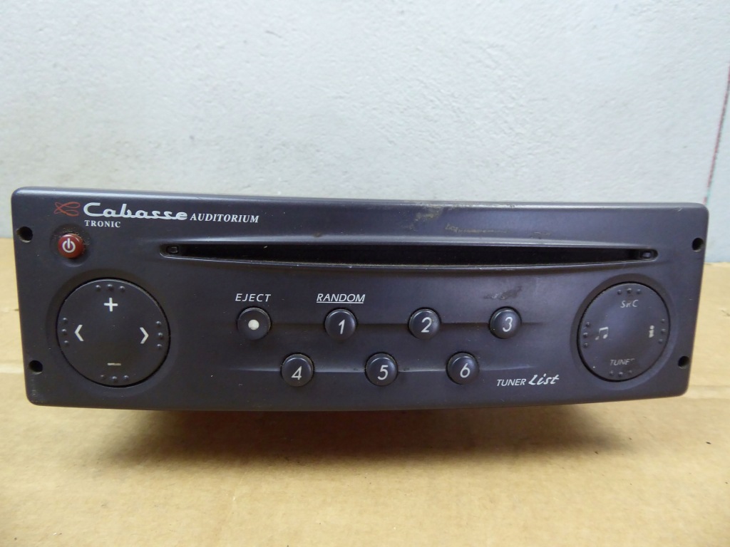 фото №1, Радіо cd renault scenic ii 2 8200248100a cabasse