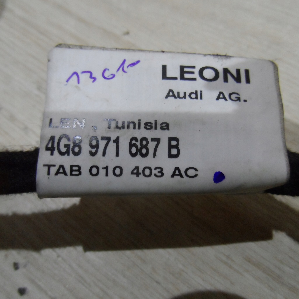 фото №7, Жгут электропроводка дверь задняя audi a7 11r eu