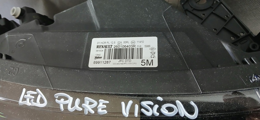 фото №5, Renault ecpace v лампа перед права pure led vision led oryg