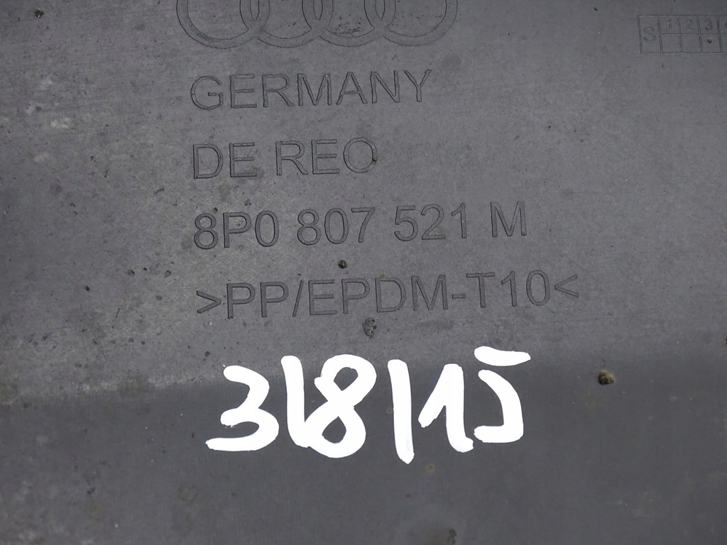 фото №12, Спойлер накладка бампера задня audi a3 8p lift