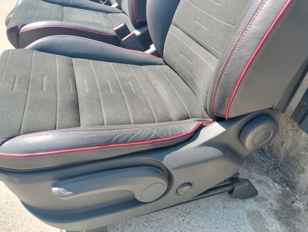 фото №9, Сидіння заднє сидіння шкіра czerwona nić hyundai tucson iii lift n-line 2019r