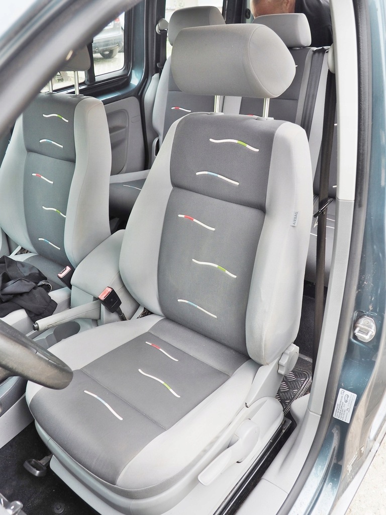 фото №11, Vw caddy iii 3 2k 2004-10 дверь левая задняя задние раздвижные цвет ld7u