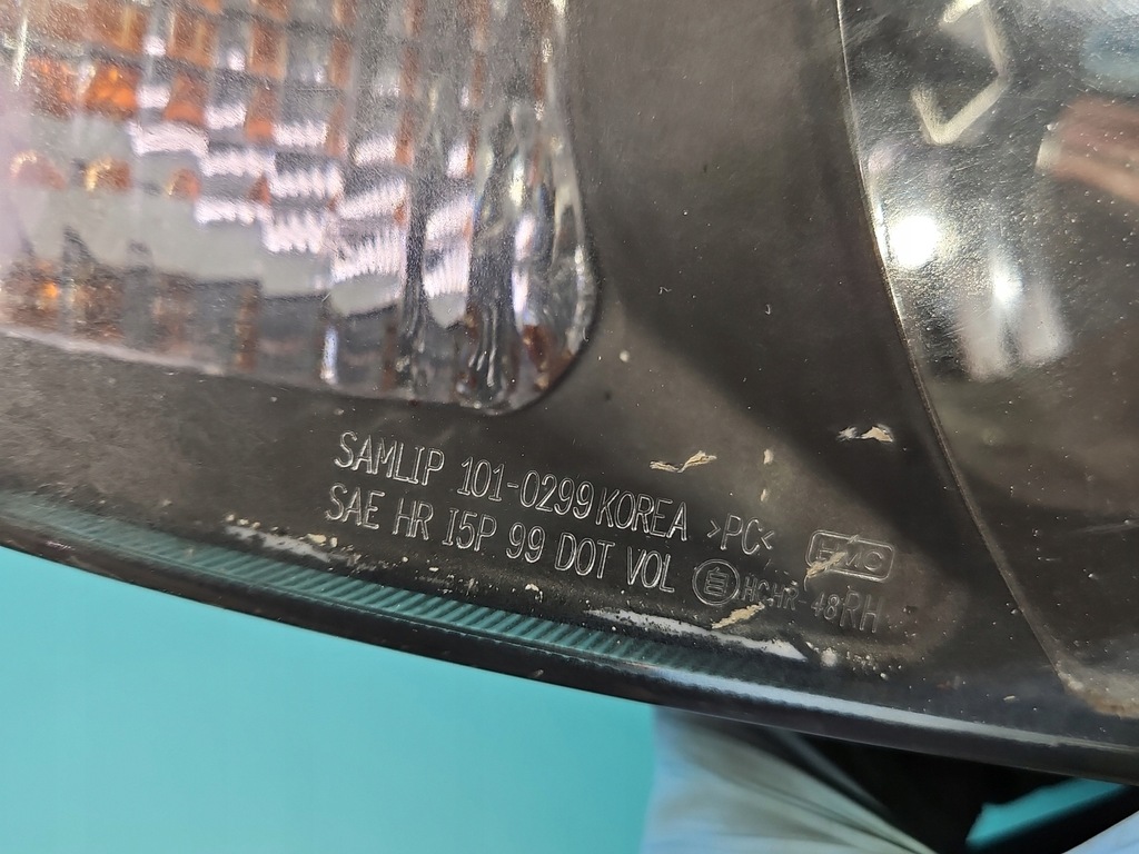 фото №12, Фара правый лампа перед hyundai elantra 00-06 europa