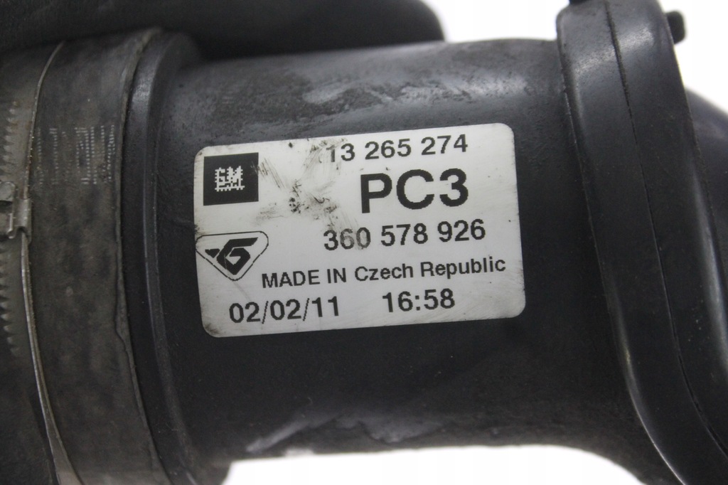 фото №6, Труба шланг інтеркулер 13265274 astra iv 2.0 d