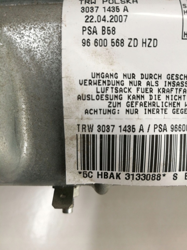 фото №5, Citroen c4 grand picasso 2008 подушка воздушная подушка безопасности защитная колени