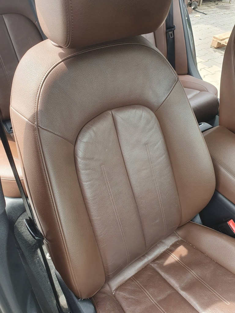 фото №7, Сиденья заднее сиденье обшивки салон полный комплект audi a6 c7 коричневая кожа