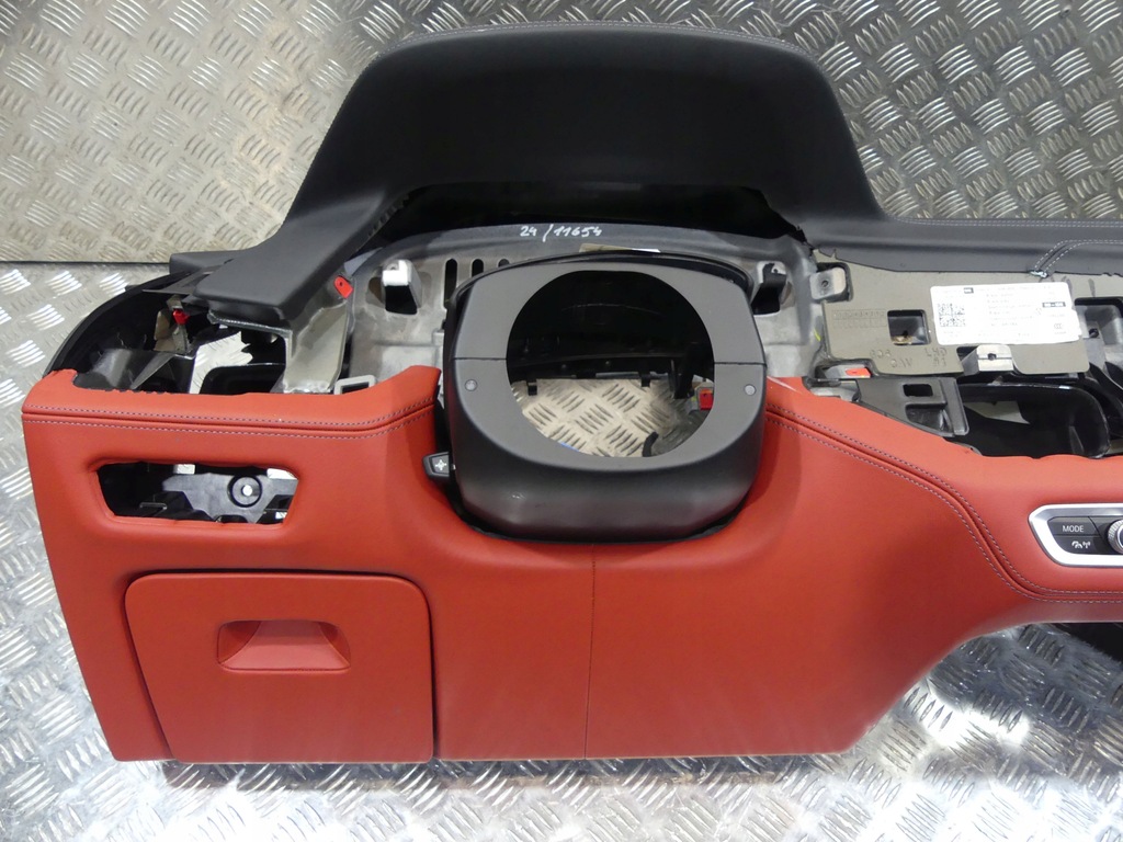 фото №8, Bmw g05 g06 g07 f95 f96 панель приладів приладова консоль sakhir orange merino soft