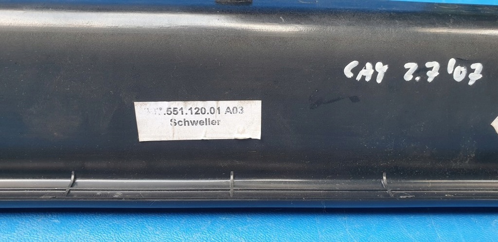 фото №9, Молдинг порог правая бардачок porsche cayman 987