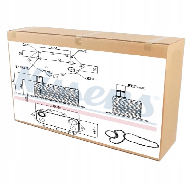 фото №1, Радиатор масла nissens do bmw 6 e64 635