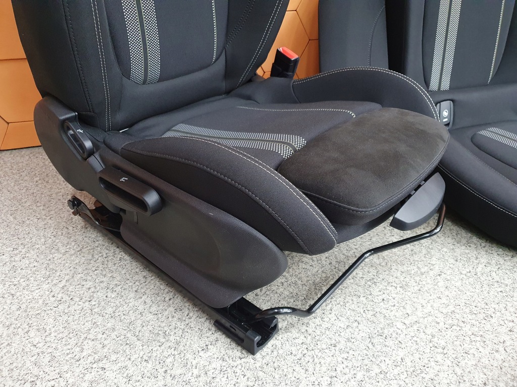 фото №3, Mini f54 clubman jcw sport салон сиденья обшивки карбон black