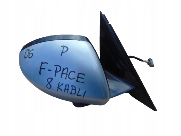 фото №1, Дзеркало праве 8 кабелі jaguar f-pace