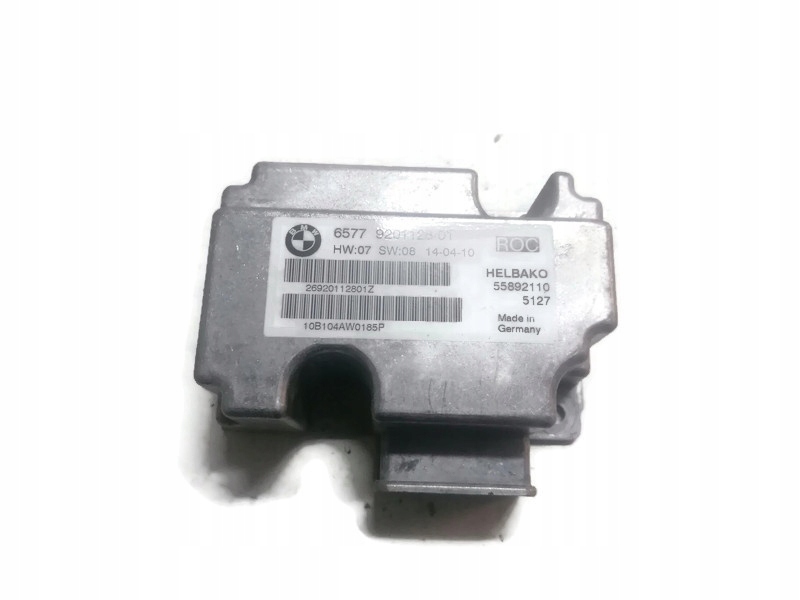 фото №1, Mini cabrio r57 r56 10r модуль датчик подушка безпеки 9201128-01