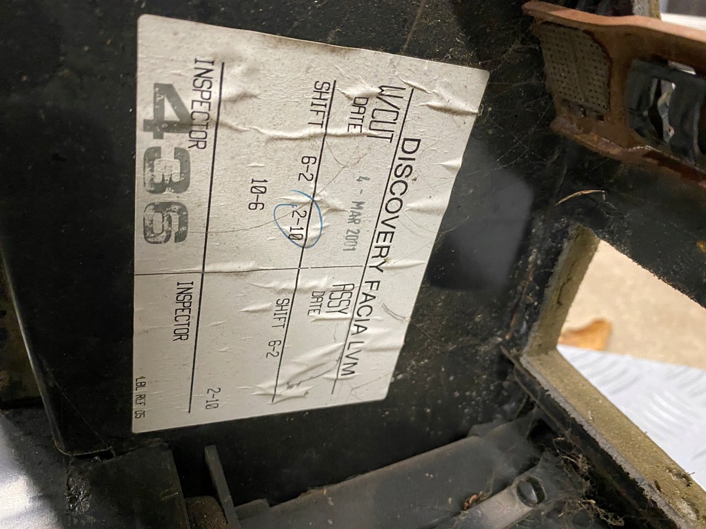 фото №8, Приборная панель air bag land rover discovery ii