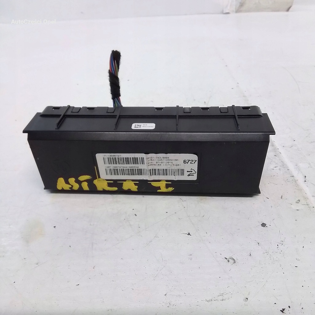 фото №1, Opel astra j модуль обдув кондиціонера 13586727