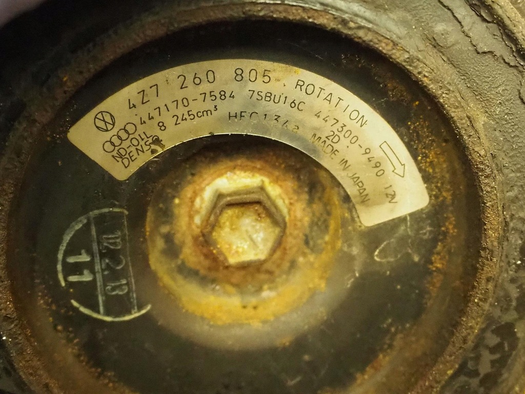 фото №13, Компресор кондиціонера audi a6 c5 allroad 2.5 tdi