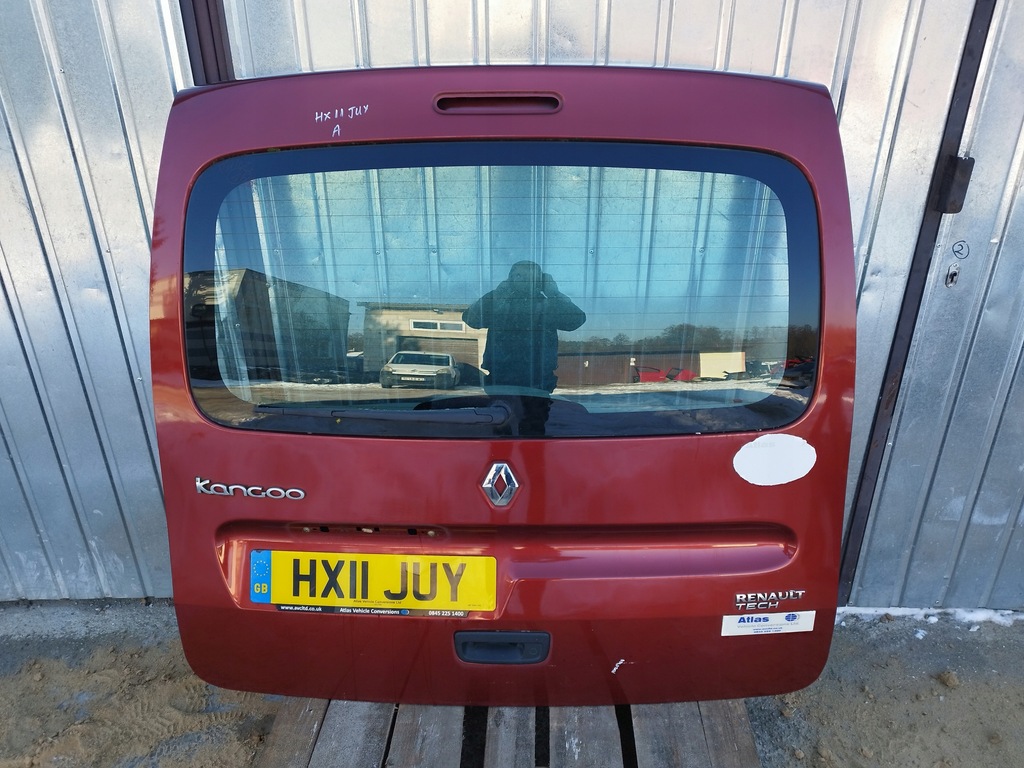 фото №1, Кришка багажника скло задня багажника renault kangoo 2 ii lata 2008-2013 колір tenng