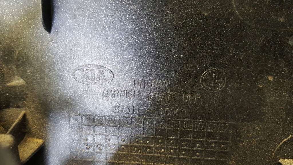 фото №8, Накладка кришки багажника 87311-10000 a5 kia carens