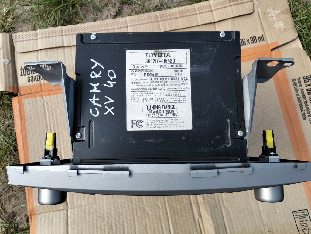 фото №8, Радіо заводський радіопрогравач cd toyota camry xv40 2.5 lift