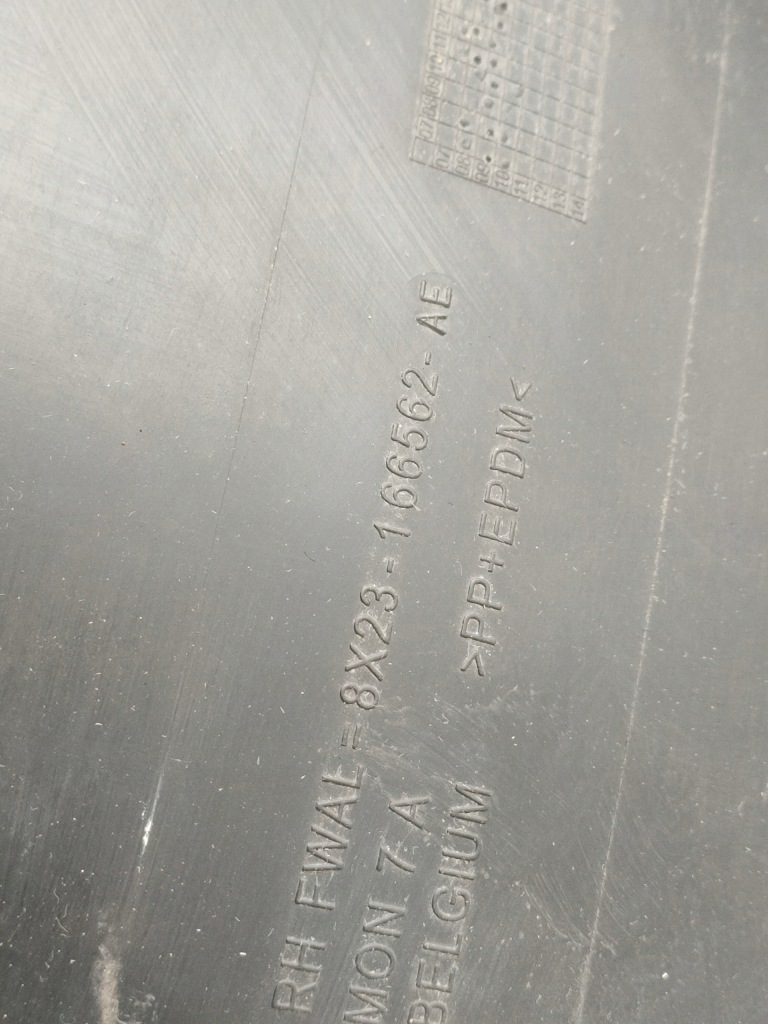 фото №7, Jaguar xf x250 08-11 підкрилок передні праве перед 8x23-166562-ae оригінальний номер