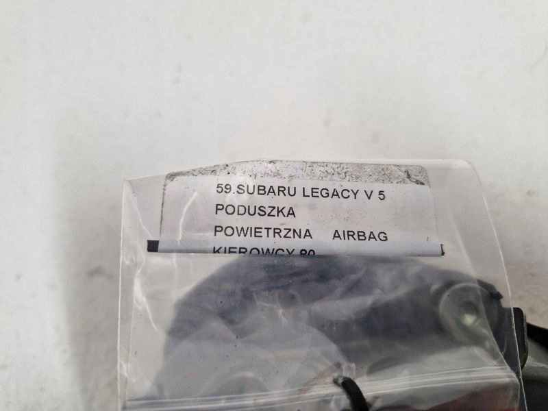 фото №6, Subaru legacy v 5 подушка воздушная руля подушка безопасности