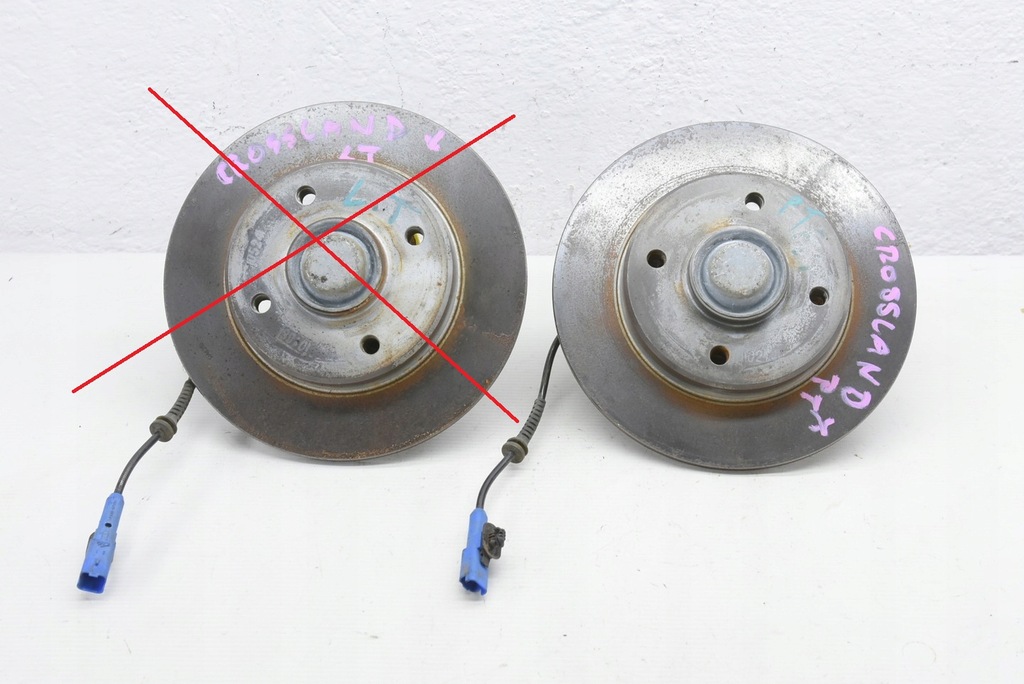 фото №1, Opel crossland x 17-24 поворотный кулак ступица правая задняя + диск