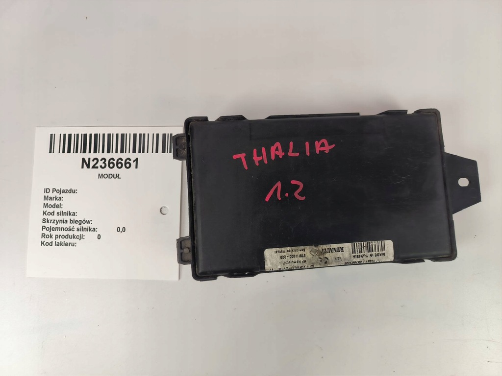 фото №1, Модуль комфорту 8200103749a renault thalia
