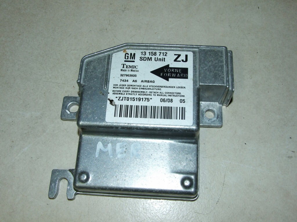 фото №1, Opel meriva- датчик подушек 13158712 zj