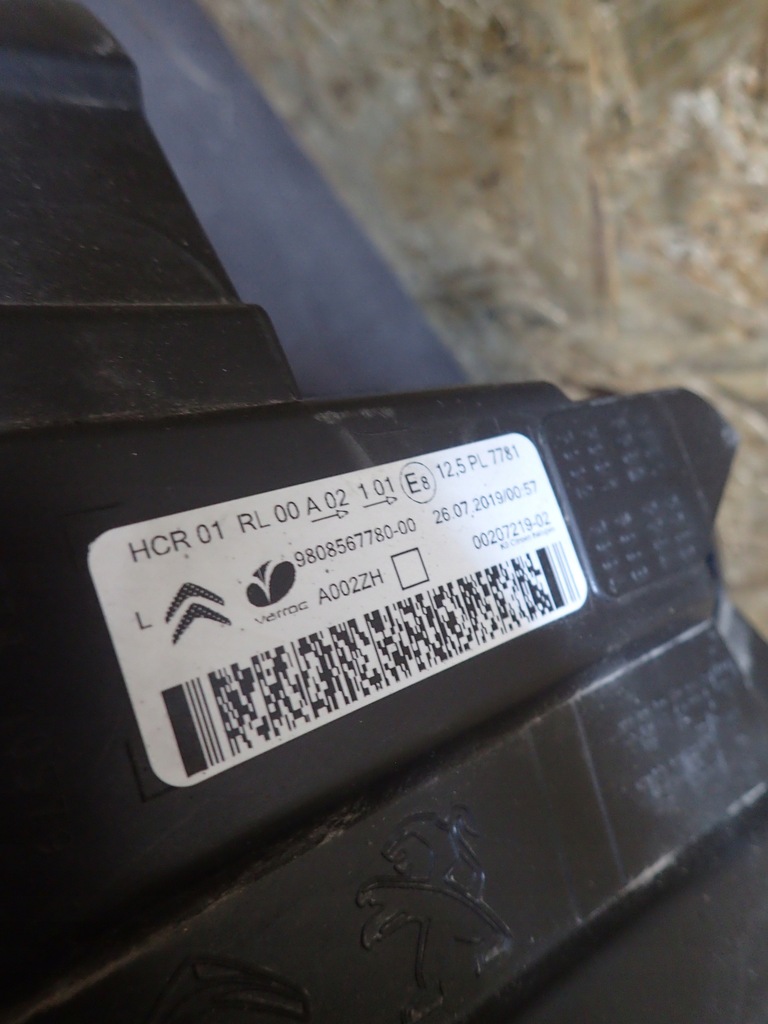 фото №13, Лампа перед ліва citroen jumpy spacetourer vivaro c 16-